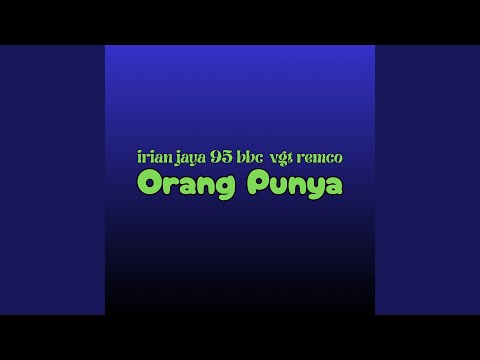 Irian Jaya 95 Bbc Vgt Remco Orang Punya