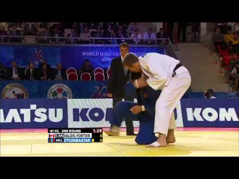 Antoine Valois-Fortier vs Uuganbaatar Otgonbaatar World Judo Championships 2015