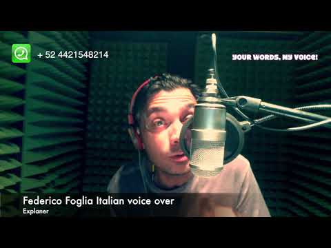 Federico Foglia Italian voiceover - Explainer