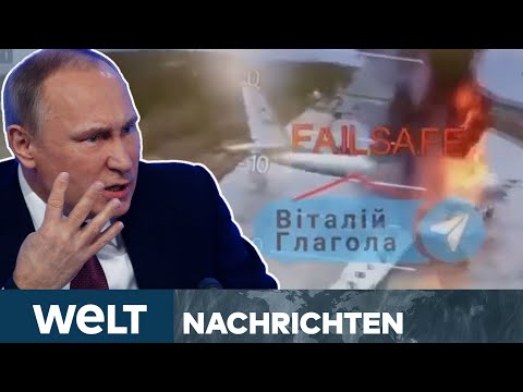 HAMMERSCHLAG GEGEN PUTINS LUFTWAFFE: K.O. im Kernland - Ukraine zerstört 40 Kampfflugzeuge | LIVE