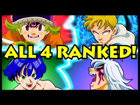 All 4 Knights of Apocalypse RANKED from Weakest to Strongest! Seven Deadly Sins / 4KOTA SDS New Gen