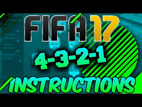 4-3-2-1 INSTRUCTIONS/CUSTOM TACTICS! - FIFA 17 ULTIMATE TEAM