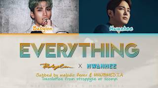 Babylon (베이빌론), Hwanhee (환희) - Everything (Color Coded Lyrics) [English subs + Rom + Hangul]