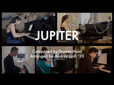 Holst - Jupiter for 5 Pianos