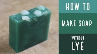 How to Make Essential Oil Soap without Lye/ Spearmint Eucalyptus/ How To Make Soap