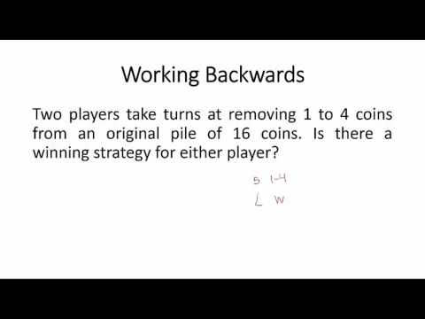 Working Backwards: Problem Solving Strategy 3
