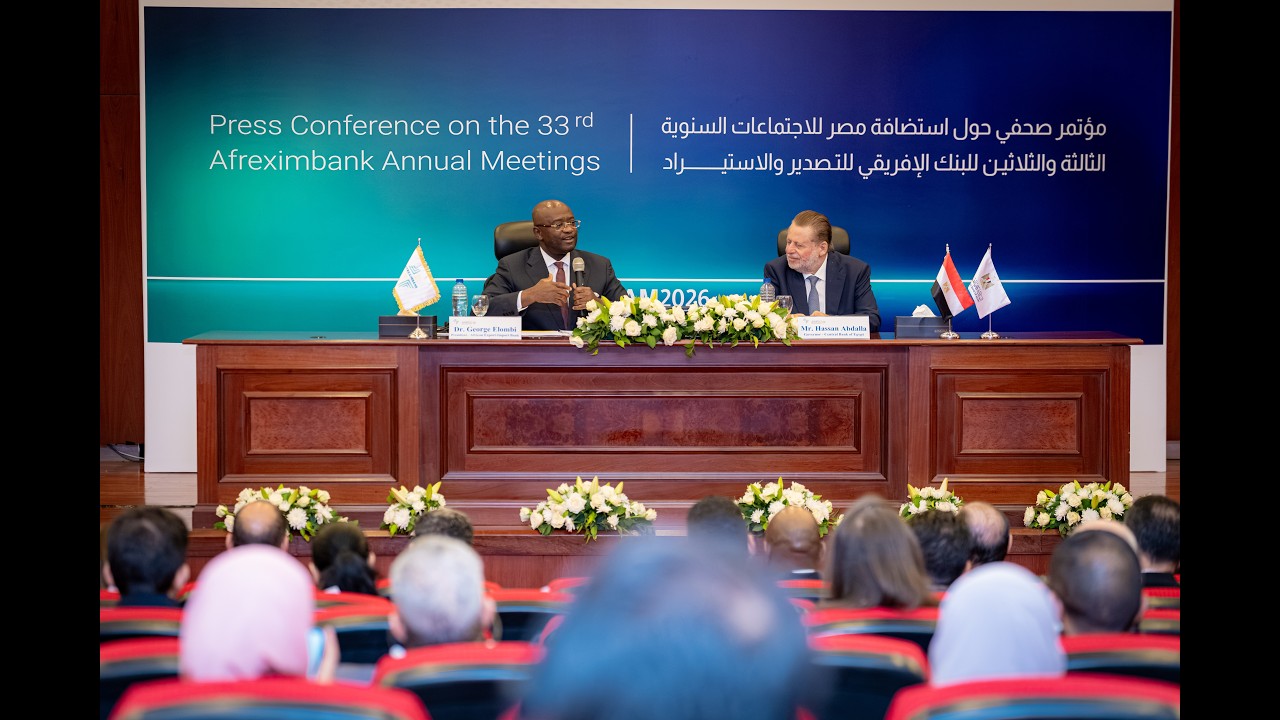 Central Bank of Egypt and Afreximbank brief media ahead of AAM2026 in Alamein