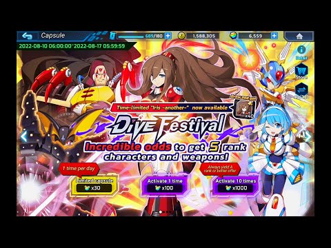 Megaman X Dive - Limited Capsules Openings