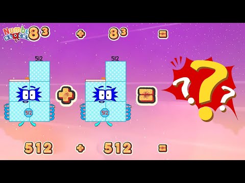 CUBE NUMBERS - NUMBERBLOCKS 1 TO 1000 | ADD 2 IDENTICAL CUBE NUMBERS | LEARN TO COUNT | COLORART_ID