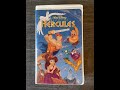 Opening To Hercules 1998 VHS Reversed