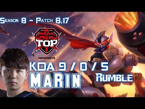 TOP MaRin RUMBLE vs MALPHITE Top - Patch 8.17 KR Ranked
