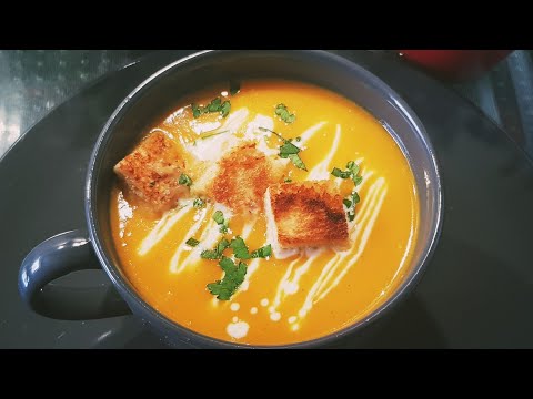 Cremige Kürbissuppe  super lecker / Suppenrezepte gesund /Lillys Küche