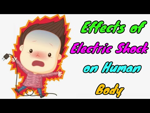 ELECTRIC SHOCK effect on the human body / shock effect on Human body / Electrical Technician Video
