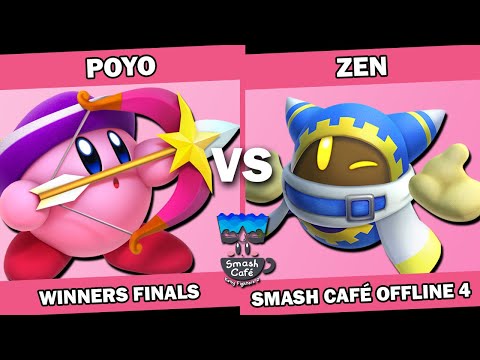 Poyo (Archer) vs Zen (Cutter/Magolor) OFFLINE Kirby Fighters 2 Tournament  - Smash Cafe 06/29/22