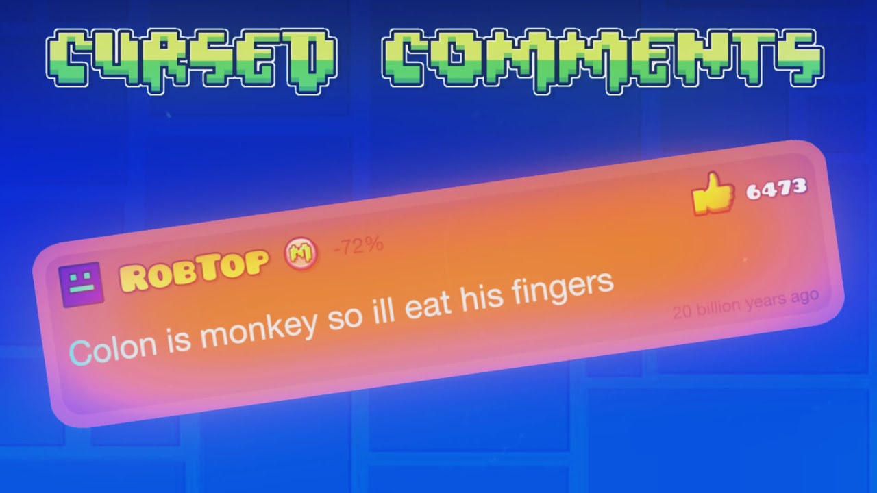 Cursed Geometry Dash Comments Skit