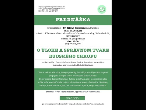 Prednáška o dentosofii — Nové Zámky