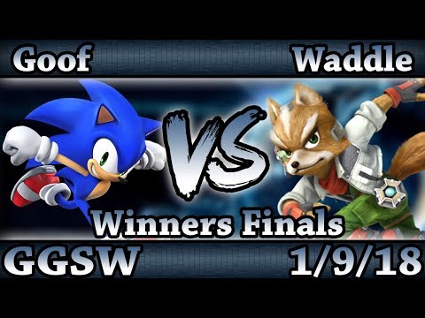 GGSW 66 - Goof (Sonic) Vs. Waddle (Fox) Smash Wii U Winners Finals - Smash 4