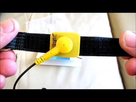 How to use an anti static wrist strap to build a pc