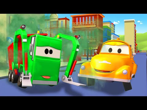 Tegljač Tom u Auto Gradu 🚗  Kamion za Odvoz Smeća Gary - Crtani sa kamionima za djecu