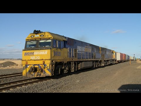 5MA5 Pacific National Container Train (21/2/2019) - PoathTV Australian Trains & Railways