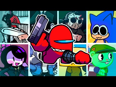 SUSSUS MOOGUS but Every Turn a Different Character Sings🎙 (FNF Sussus Moogus but Everyone Sings It)