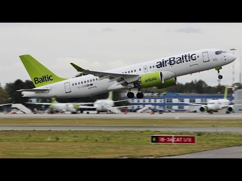 Summer Plane Spotting at Riga Airport 2018 | 747 737s CS300s(A220s) & More