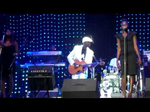 Myko ouma performing 'Aluru' a song from his live concert at Kampala Serena.