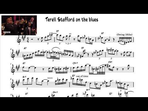 Transcription Tuesday #30: Terell Stafford's trumpet solo on the blues