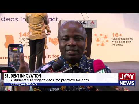 Student innovation: UPSA students turn project ideas into practical solutions.