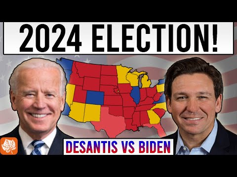 2024 Election Prediction | Biden vs DeSantis! (Fall)