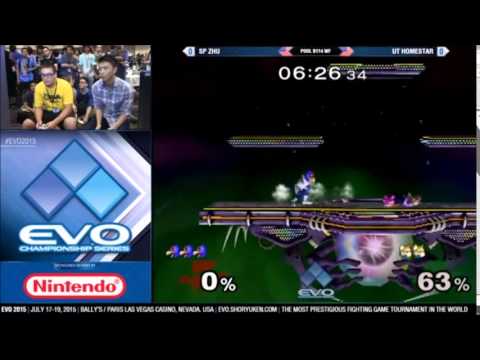 EVO 2015 SSBM Pools - SP | Zhu vs. UT Homestar