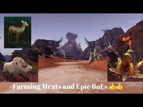 World of Warcraft: BFA Gold Farming Video, Epic BoEs and Meats Farm !