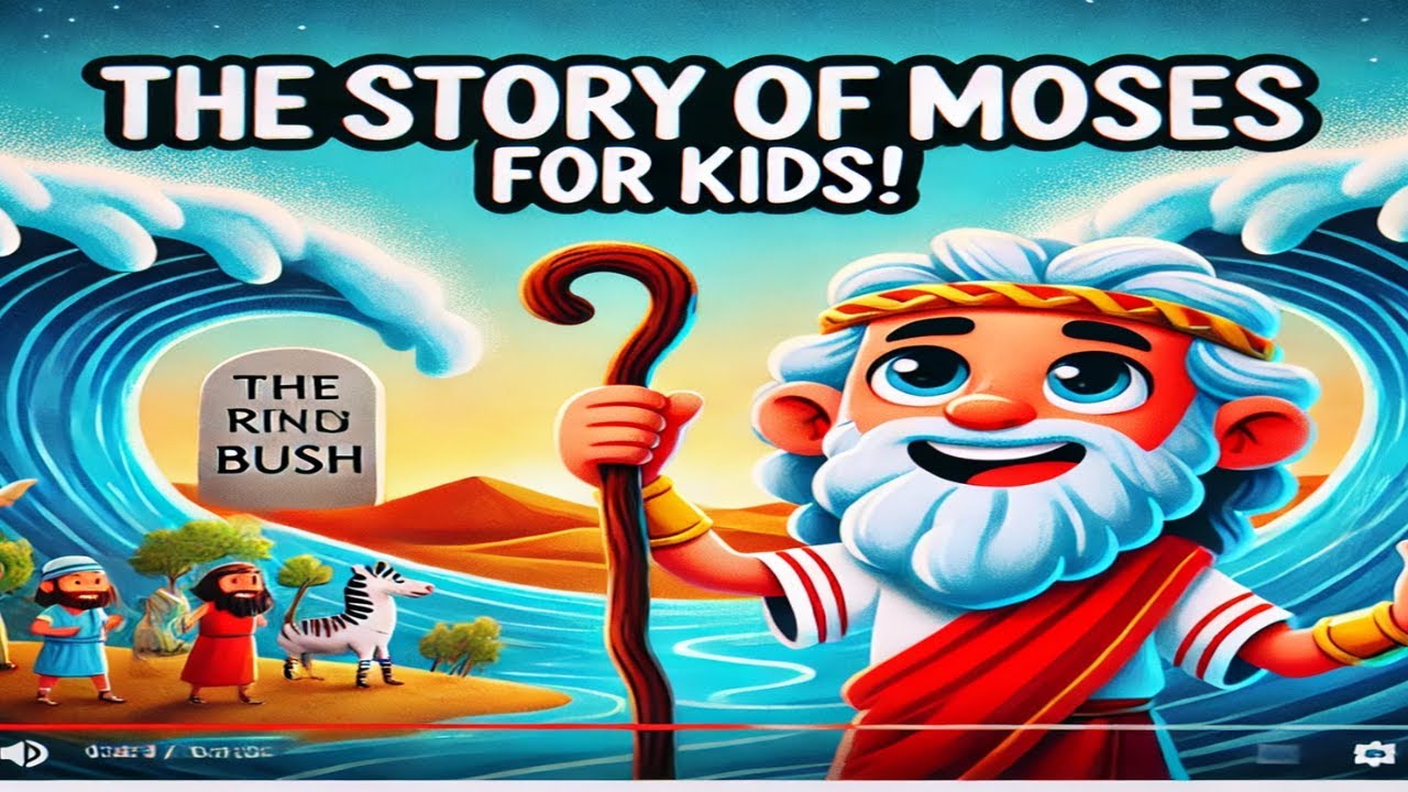 The Story of Moses | Animated Bible Story for Children. #MosesStory #BibleStoriesForKids #bible