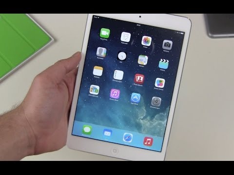 Setting up the iPad Mini Retina White and a quick overview