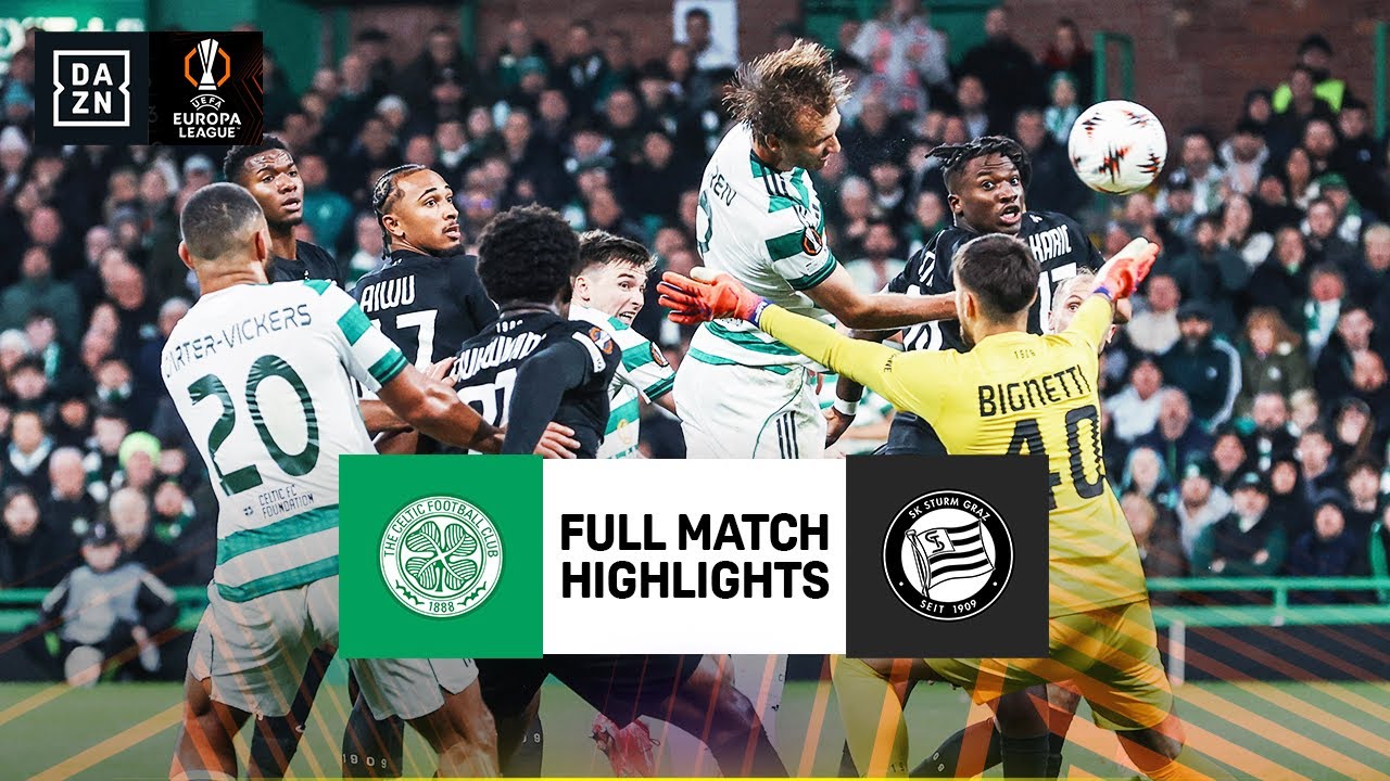 Celtic vs. SK Sturm Graz | UEFA Europa League Highlights | Matchday 3 | 2025-2026