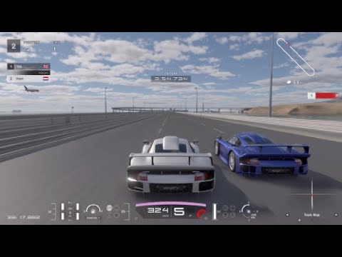 Gran Turismo 7 - 800hp+ Porsche 911 GT1 Strassenversion 3000m Drag race