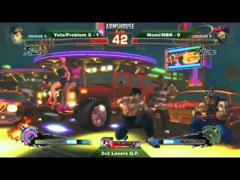 Yota & Problem X vs Momi & MBR - Bushido Impact 2v2 SSF4
