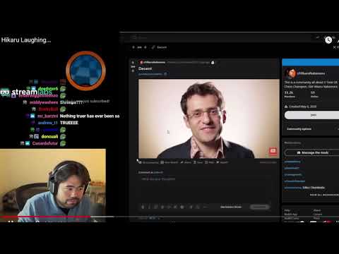 hikaru nakamura reacting to grandmasters describe hikaru nakamura in one  word