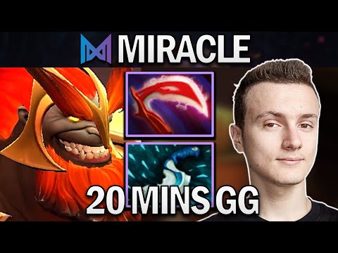 NIGMA.MIRACLE MARS WITH 20 MINS GG - DOTA 2 7.24 GAMEPLAY