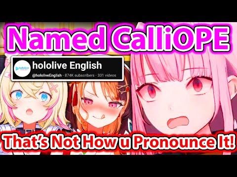 Calli When Gigi Mispronounces Her Name on the Official Channel: 【Hololive EN】 Calli When Gigi Mispronounces Her Name on the Official Channel: 【Hololive EN】