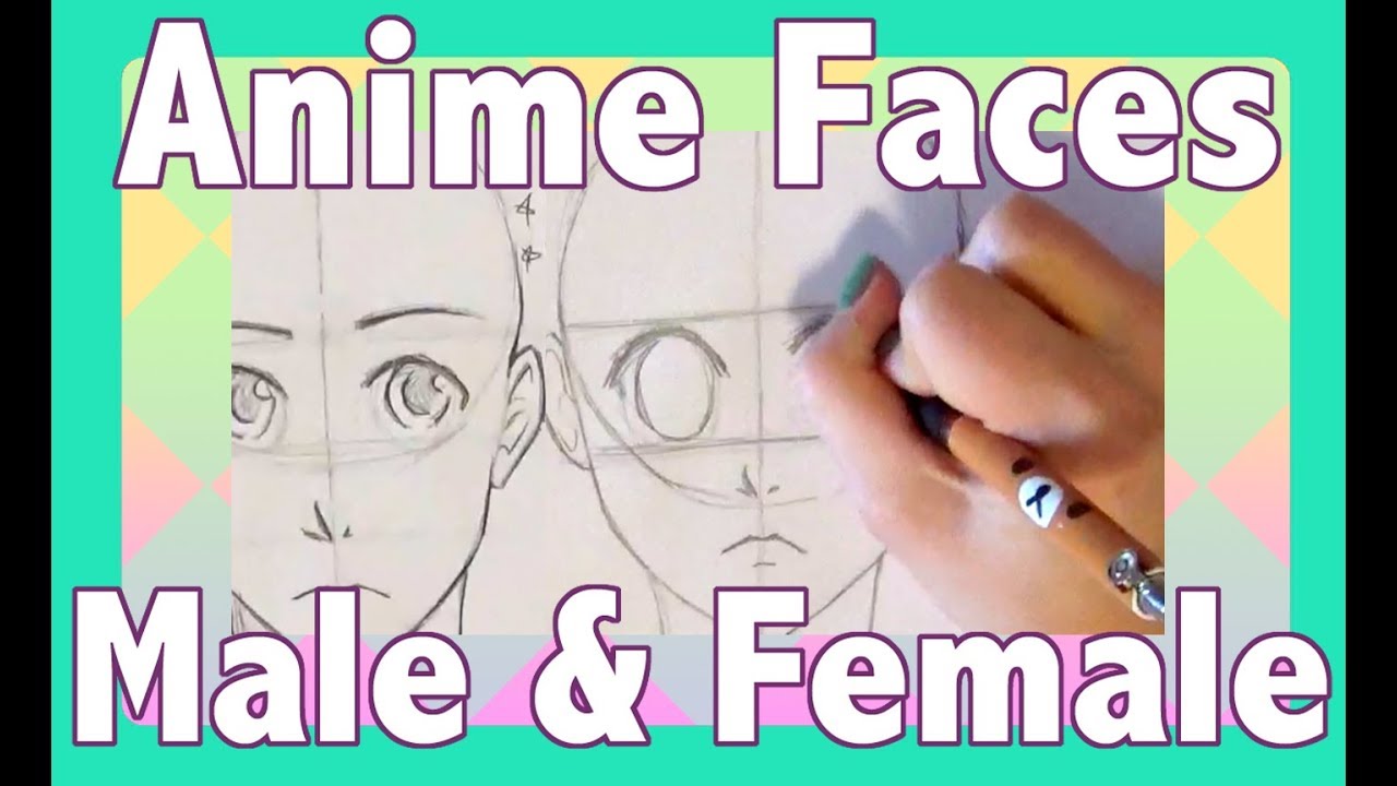 TUTORIAL- Drawing ANIME Faces