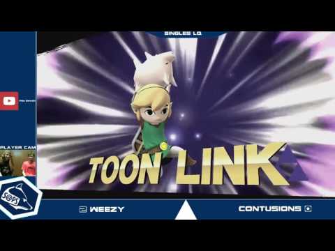 SCC - The Return Wii U Singles - Weezy (Pikachu) vs Contusions (Toon Link) - Loser's Quarters