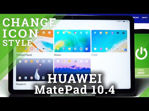 How to Change Icon Style in HUAWEI MatePad 10.4 – Find Icon Shape Options