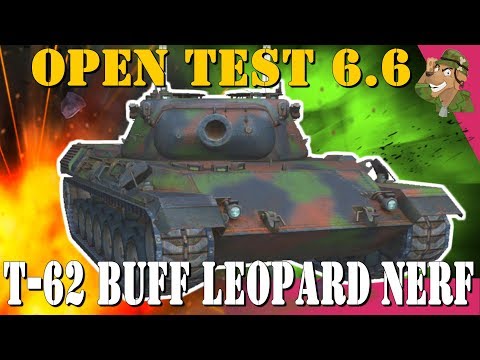 Open Test 6.6 | T-62A & Leopard 1 Buffs | WoT Blitz [2019]
