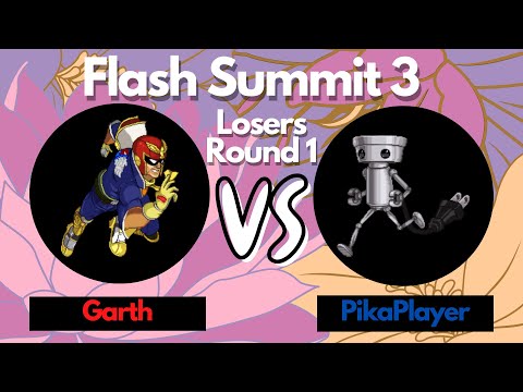 4HB PikaPlayer (Chibi-Robo) vs SLS Garth (Captain Falcon) - SSF2 Losers Round 1 - Flash Summit 3