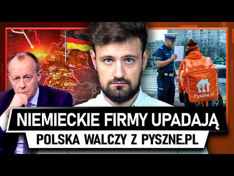 Masowe UPADKI FIRM w NIEMCZECH, Polski RZĄD na WOJNIE z PYSZNE.PL #CashNews