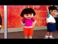 Dora The Explorer And Diego Dancing To The Dora Theme Song Tune At Nickelodeon Land Blackpool
