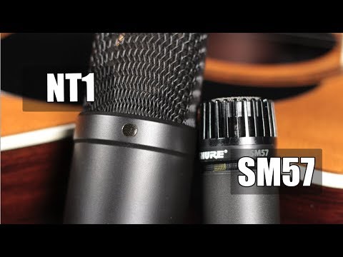Rode NT1 vs Shure SM57 (acoustic guitar) (pt.1)