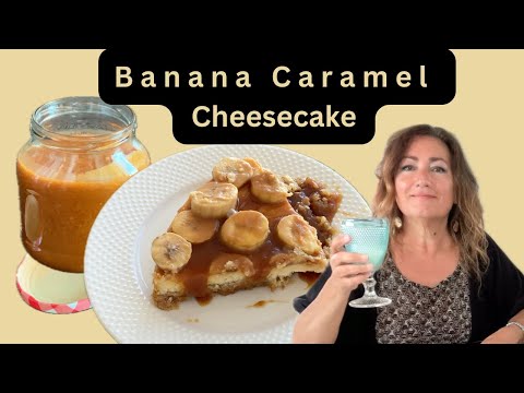 Learn how to make Banana Caramel Cheesecake, Delicious ( Recipe in Description )