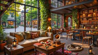 Unwind & Relax with Smooth Jazz ☕ Cozy Indoor Sounds & Morning Ambience ~ Soft Background Jazz